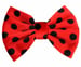 Image of ROCK BOTTOM BLOWOUT SALE  5 Inch Polka Dot Velvet Clips