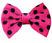 Image of ROCK BOTTOM BLOWOUT SALE  5 Inch Polka Dot Velvet Clips