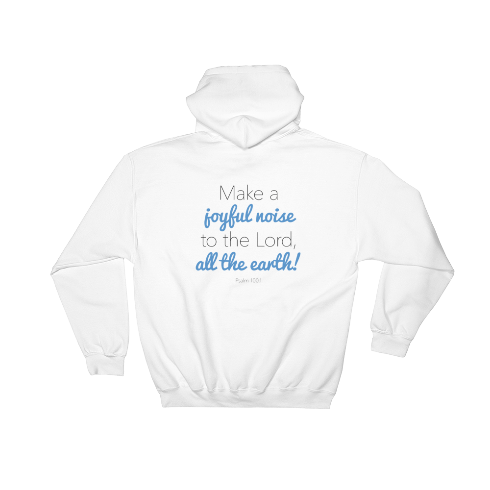 Image of EXT-Songs of Zion Psalm 100.1 Hoodie (Extended Sizes)