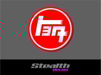 TRD Vintage style stickers x2