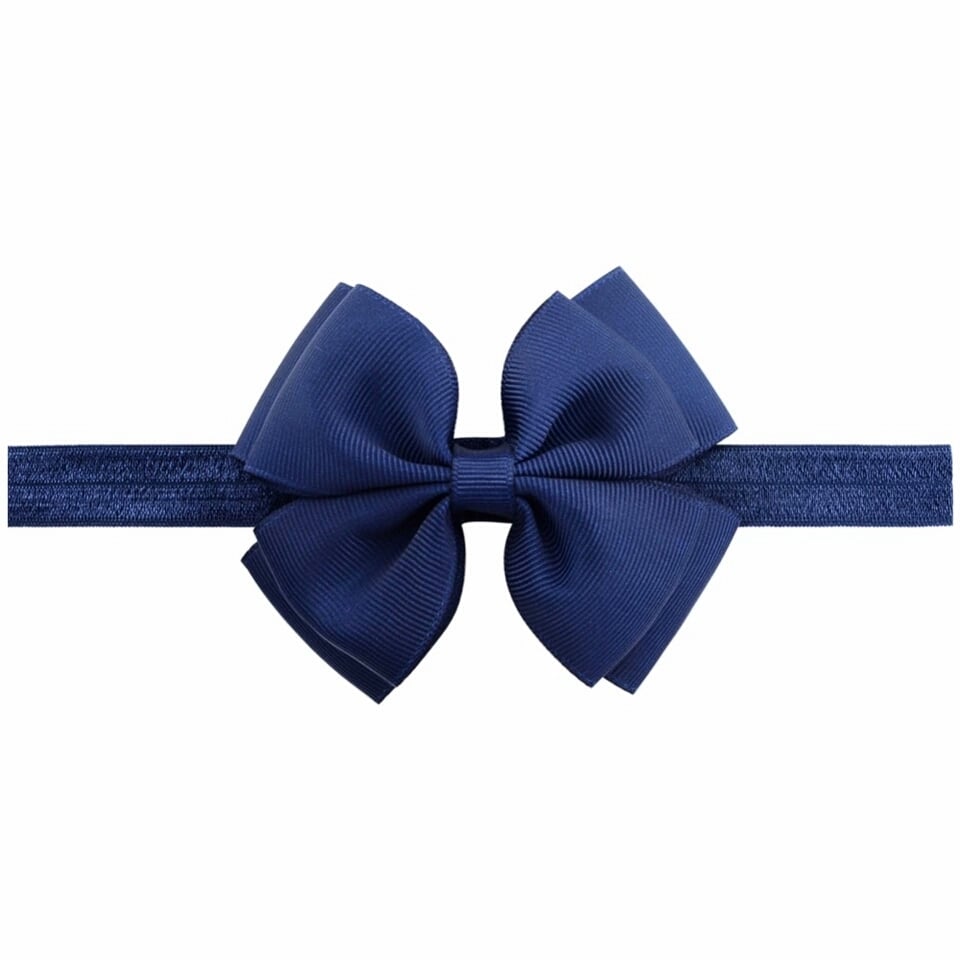 Little Sweet Cheeks Boutique — Large 3.55 Inch Double Layer Bow Headbands