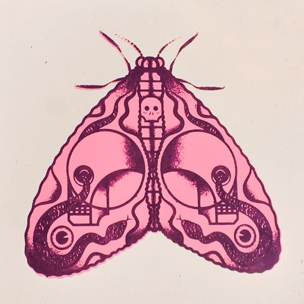 Image of Death Moth (2 color)
