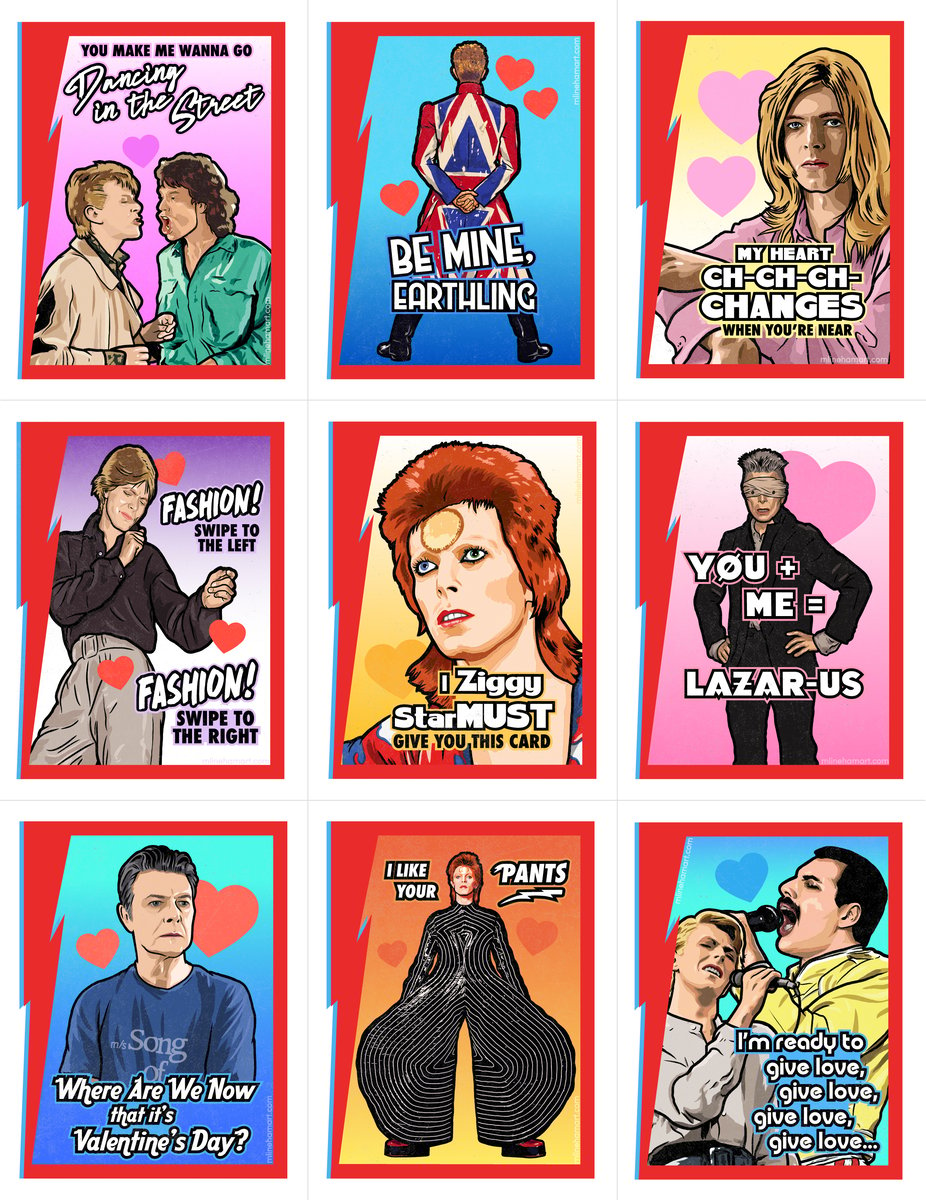 80's Horror Valentine's Day Card Pack (2016)