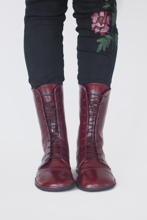 joules oxblood boots