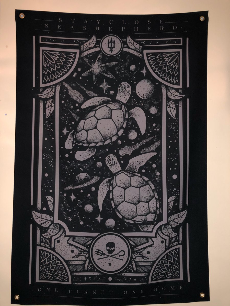 Image of Turtle wall flag