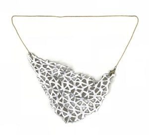 Image of laser cut necklace (silver)