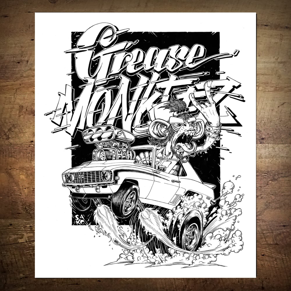 Image of Grease Monkeez Poster