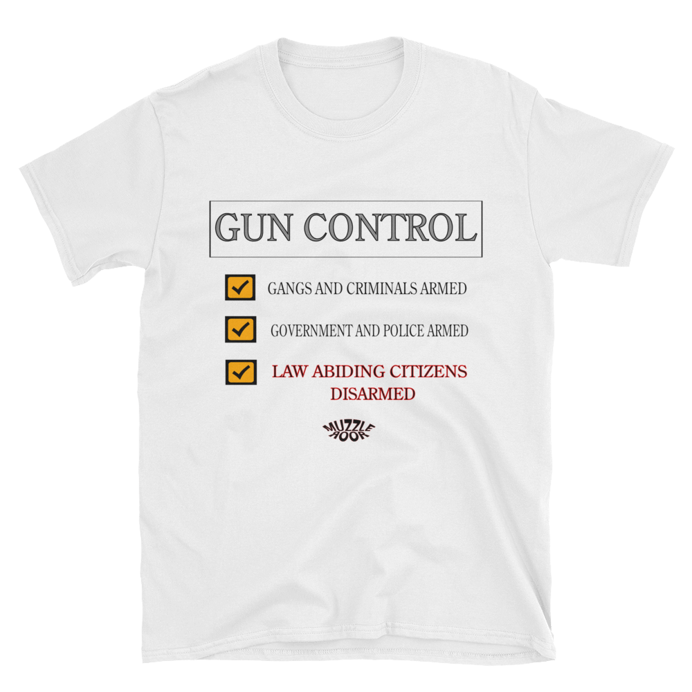 Image of GUN CONTROL WHITE T