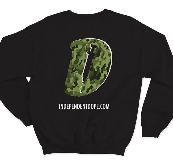 Image of The Dope Crewneck, Camo