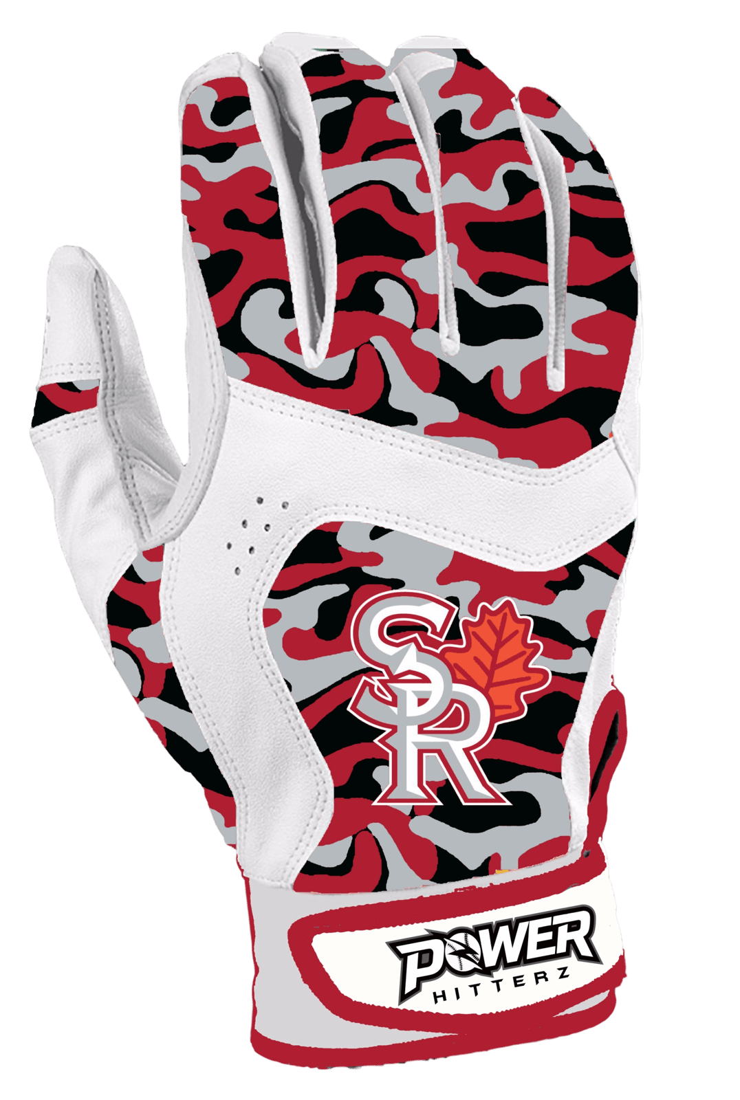 custom batting gloves with team logo