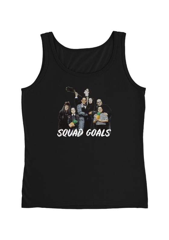 Image of "SQUAD GOALS"ADDAMS FAMILY LADIES TANK