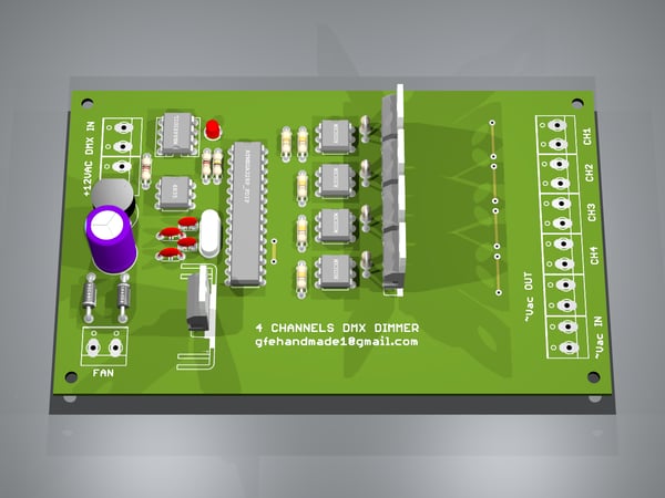 Image of DMX dimmer for 4 Stage Halogen Lamps