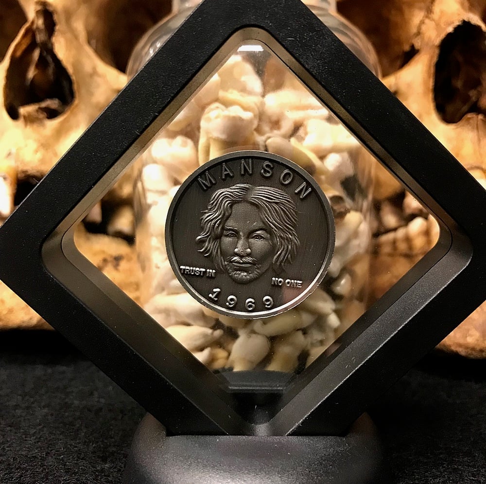 Image of Cult Leader Charles Manson Coin