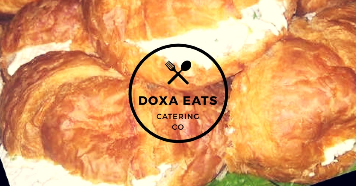 Image of TO-GO PLATTERS: Chicken Salad Croissants by Lady Doxa