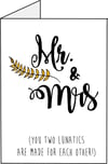 Mr & Mrs