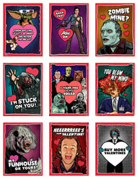 80's Horror Valentine's Day Card Pack (2018)