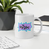 Image 2 of 90s No Grudges White glossy mug