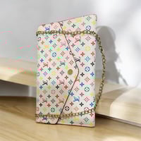 Image 3 of LV WHITE MULTICOLORED WALLET PURS