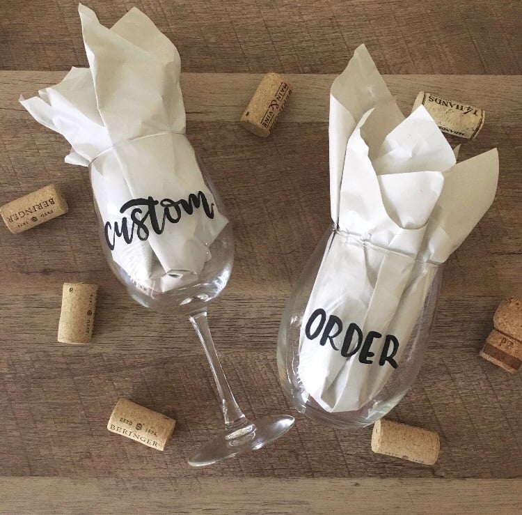Image of Custom Wine Glass