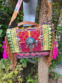 Image 3 of Large city bag - flashes of neon