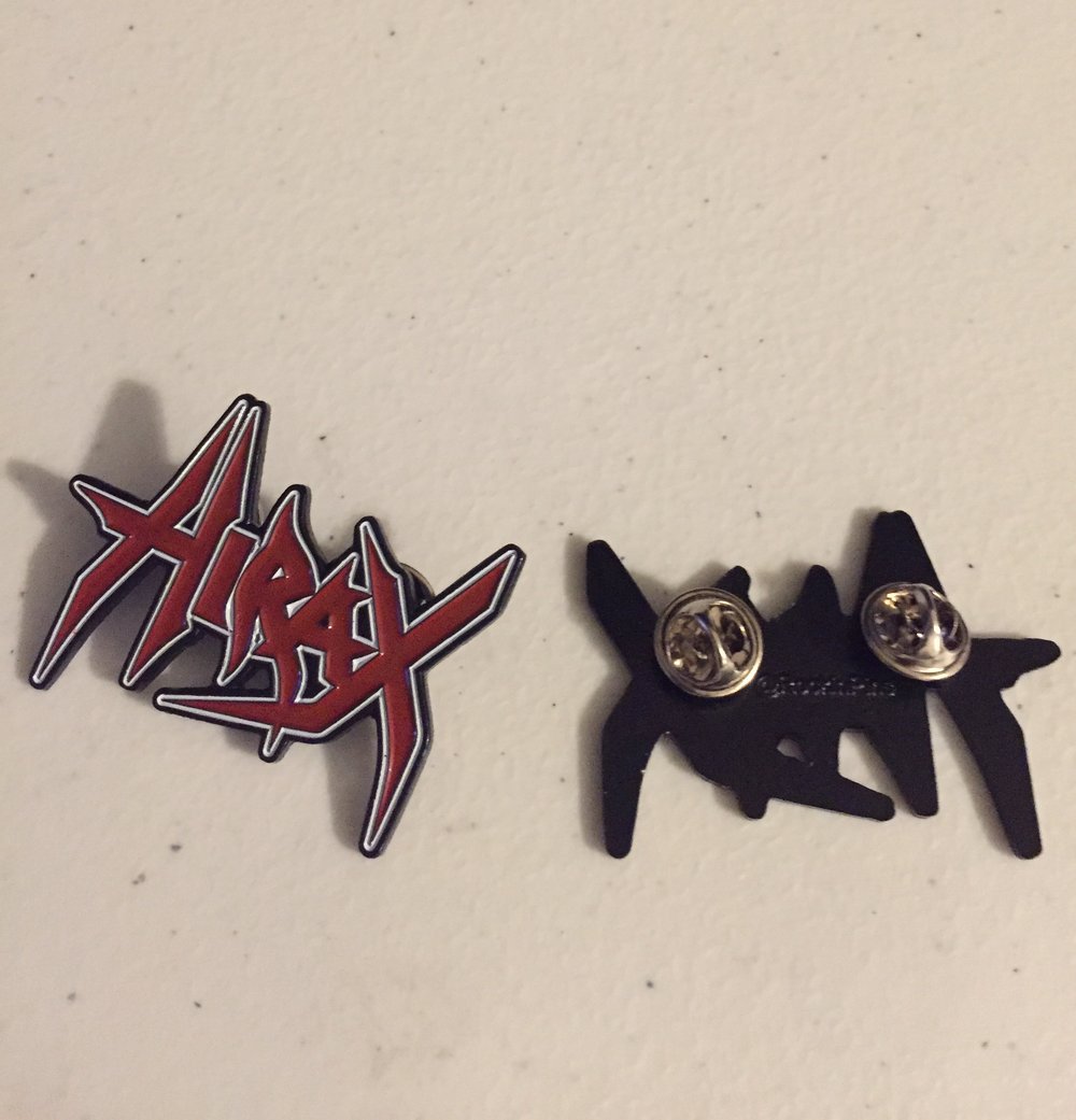 HIRAX metal pin/badge