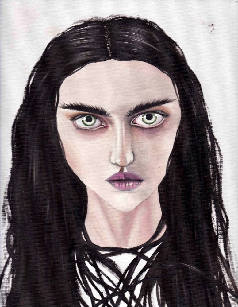 Image of "Jade" portrait print