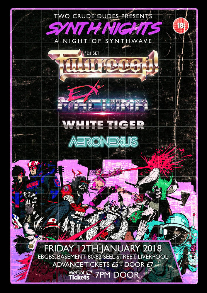 Image of Syntnights 1 gig poster!