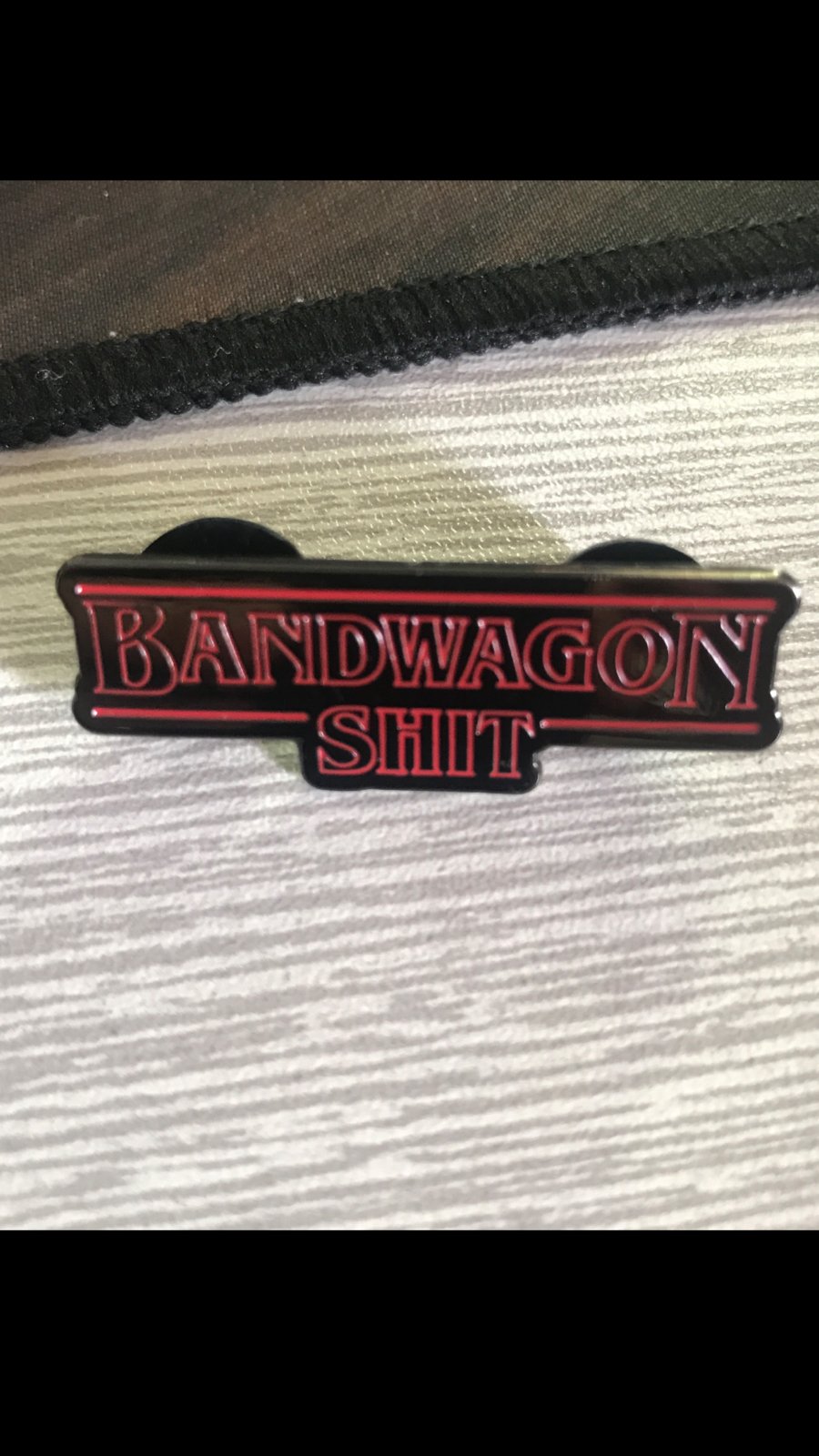 Bandwagon Shit Lapel Pin