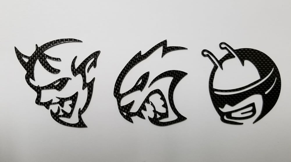 Image of Carbon Fiber Fender Badges