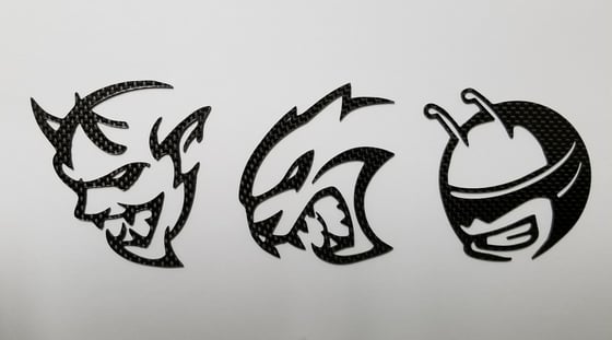 Image of Carbon Fiber Fender Badges