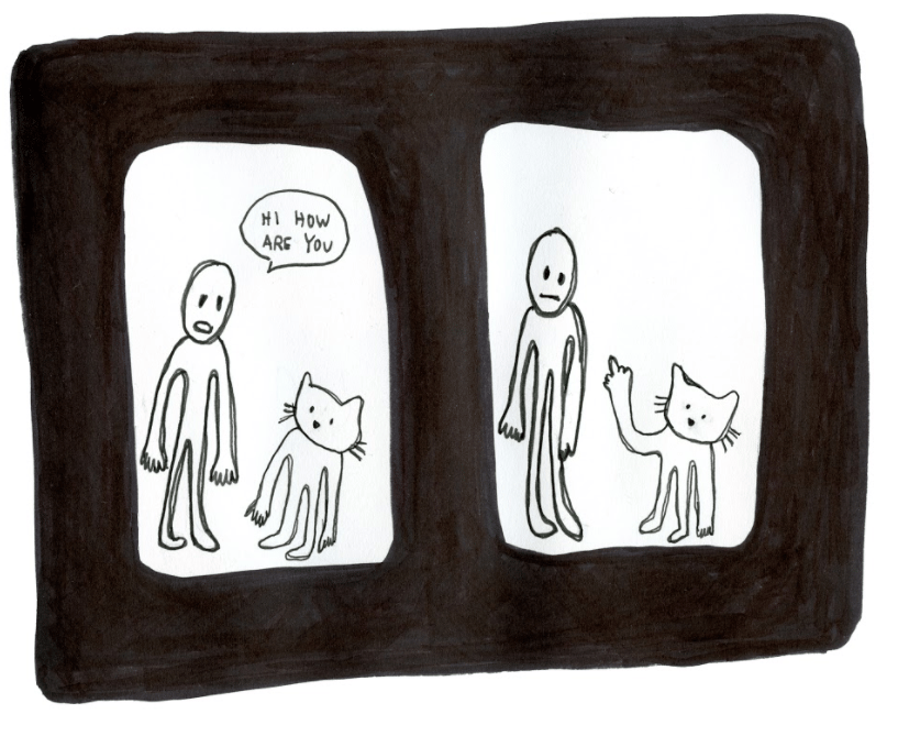 Image of middle finger cats [print pack]