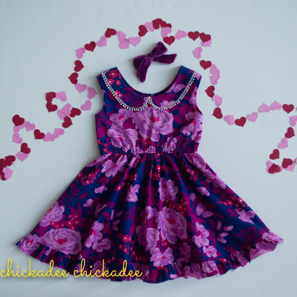 Image of Plum Perfect twirly dress