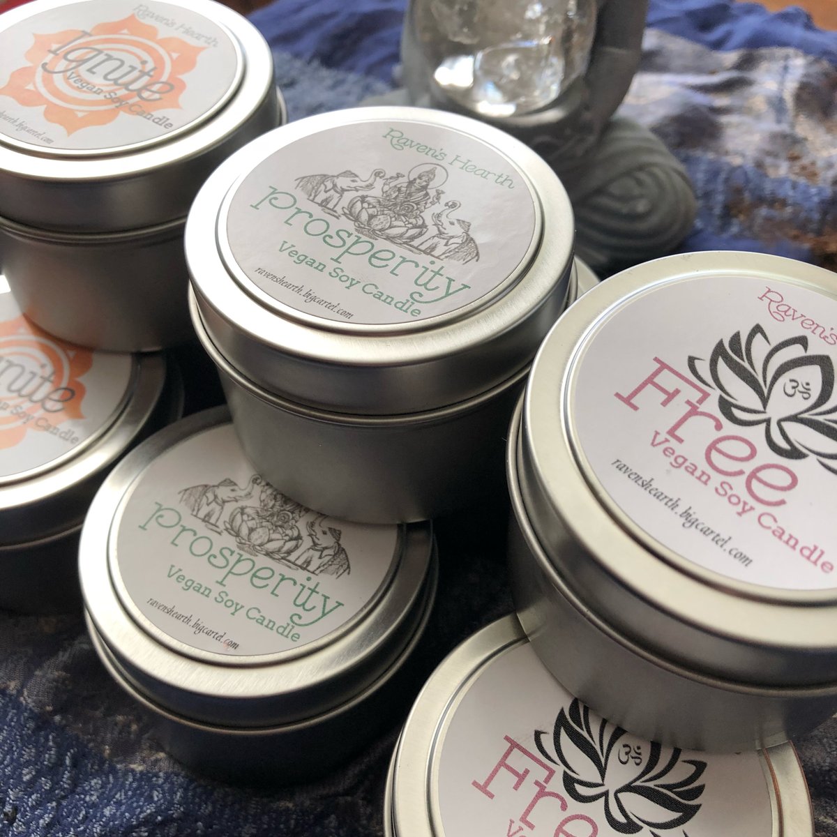 Ritual Candles Raven's Hearth