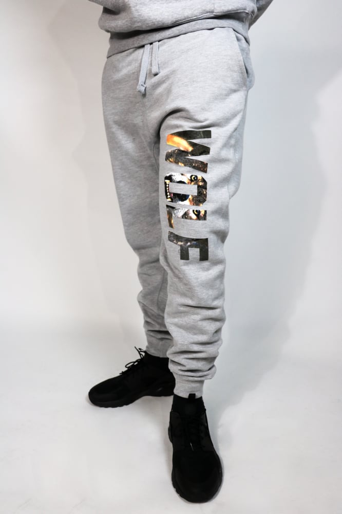 Image of The Gray “WOLFIN” Joggers