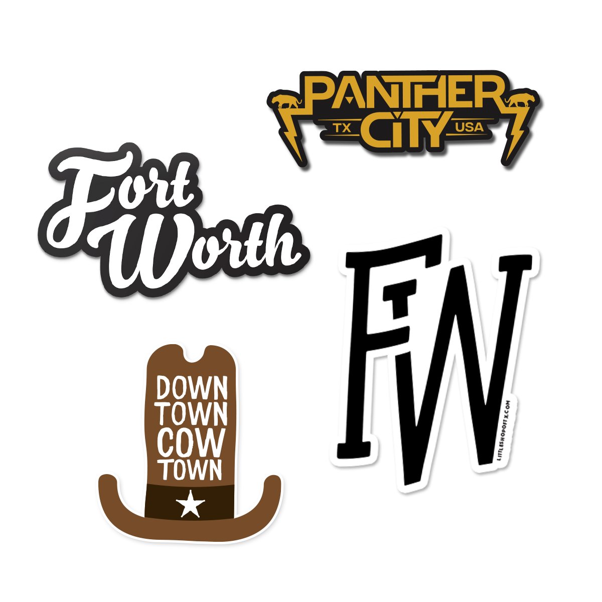 Image of Fort Worth Sticker Pack