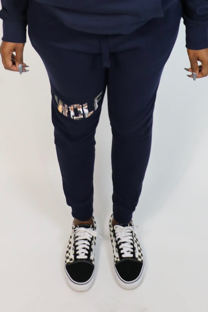 Image of The Navy “WOLFIN” Joggers