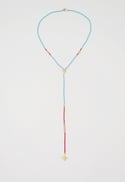Plunge Paradise Turquoise and Red Necklace