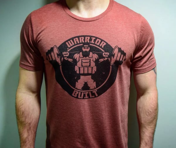 Image of Warrior Built T-shirt - Clay