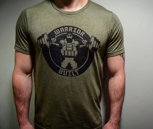 Image of Warrior Built T-Shirt - Olive