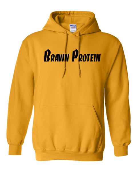 Image of Brawn Protein Hoodie (Yellow)