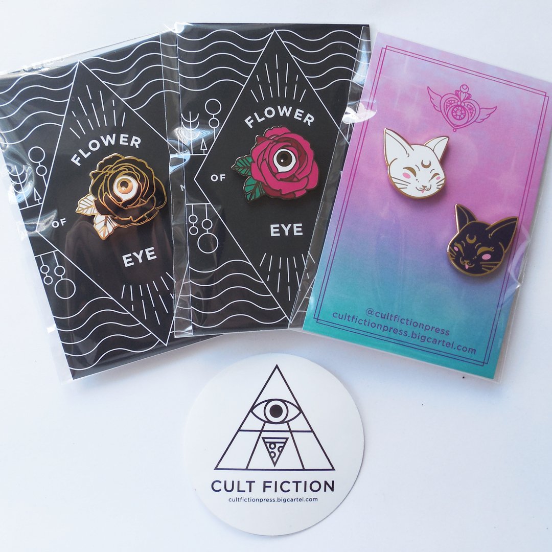 Image of Artemis & Luna Enamel Pin Set