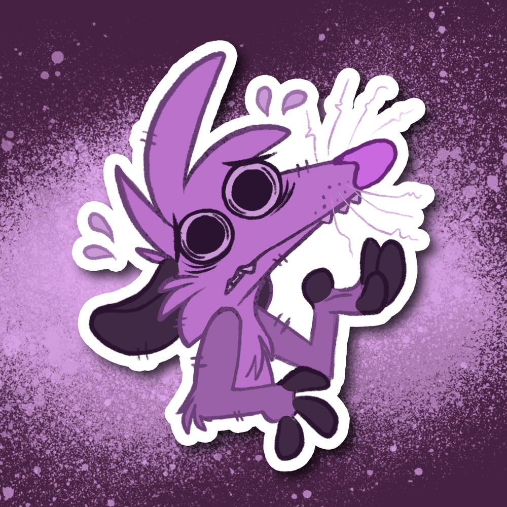 Anxiety Possum Sticker