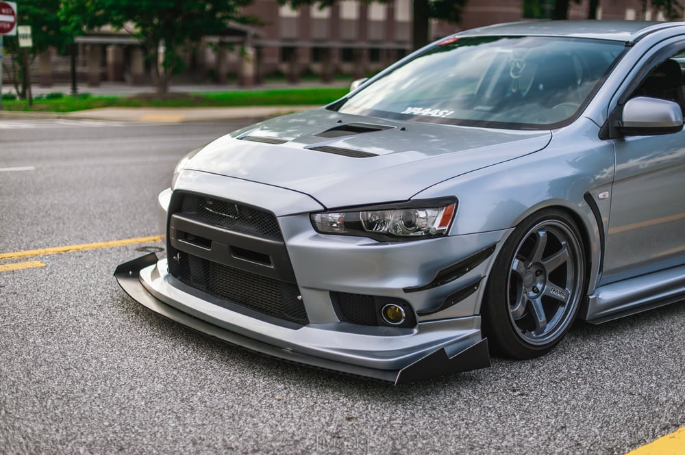 Image of 08+ Evo X (Voltex lip) Front Splitter