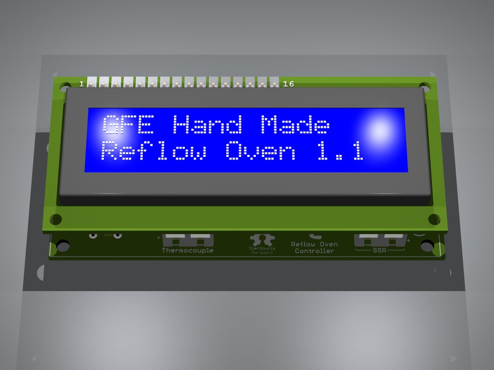 Reflow Oven Controller Board rev 1.1 | giacu92