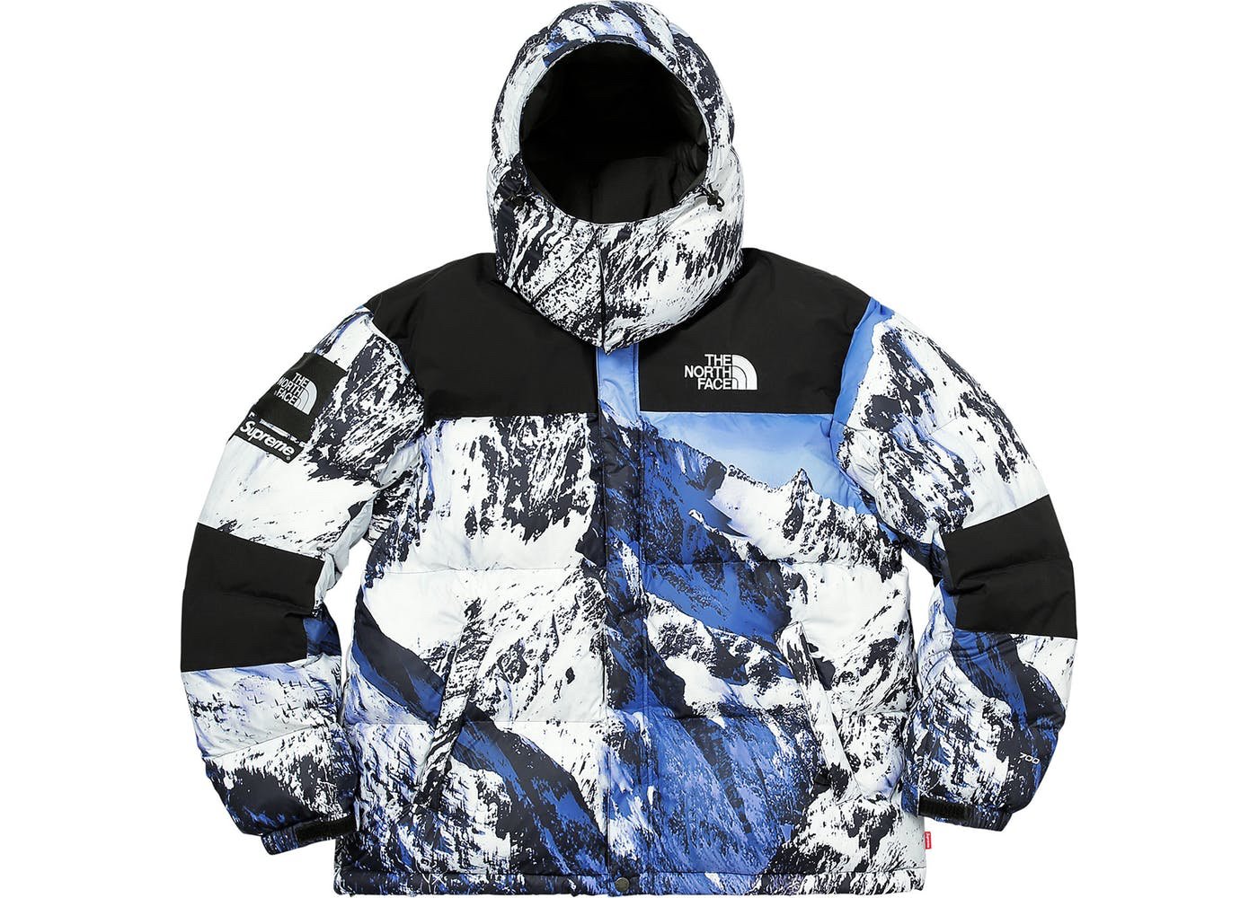 Supreme The North Face Mountain Parka Blue/White | BEAST AIRPODS