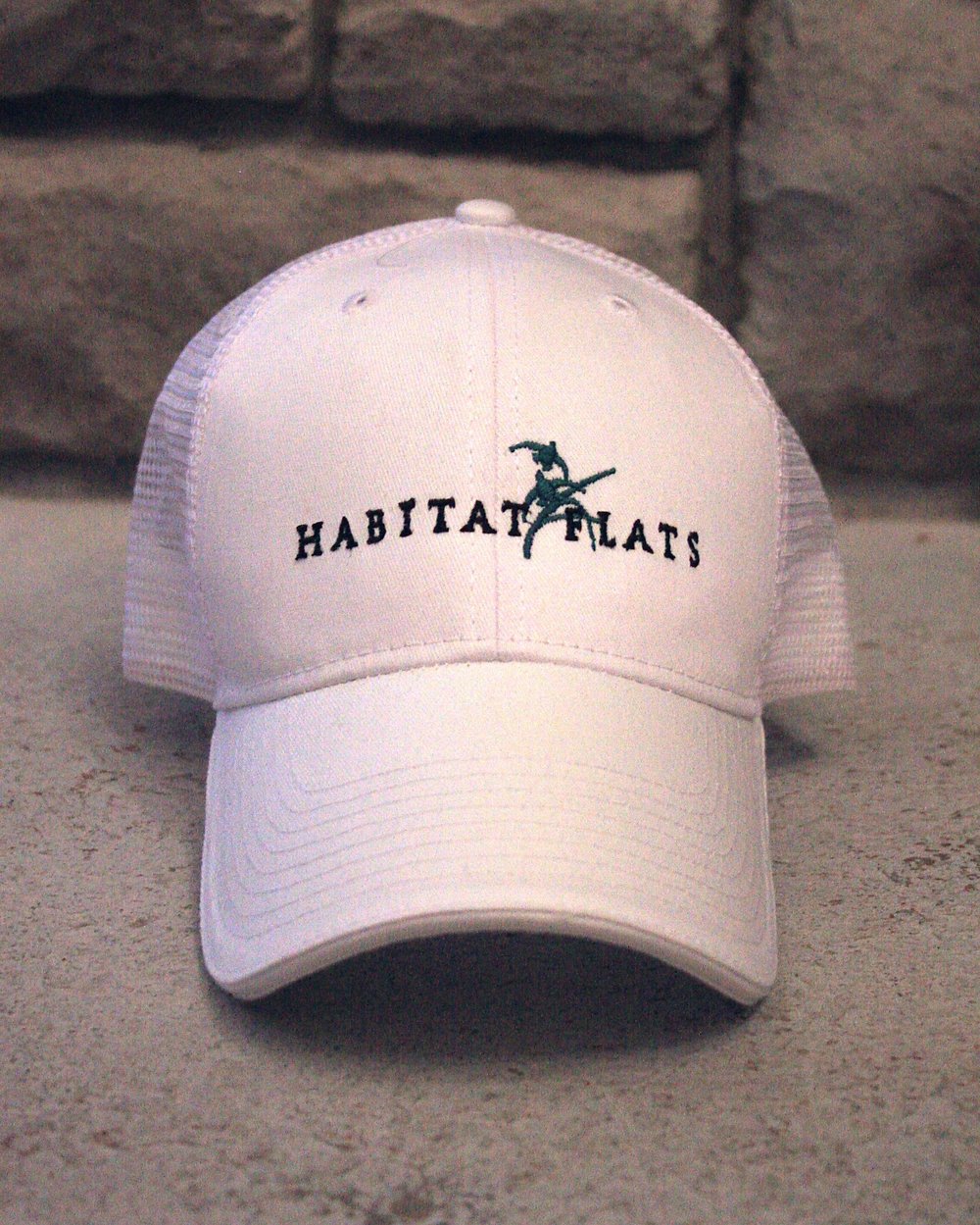 Image of White Full Logo Trucker Hat