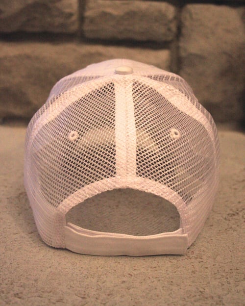 Image of White Full Logo Trucker Hat