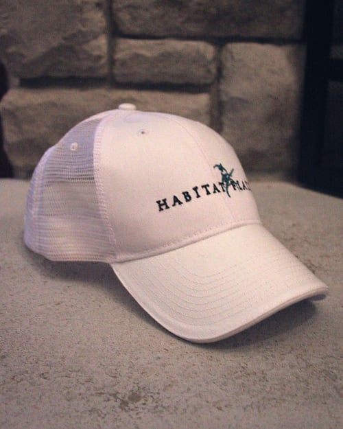 Image of White Full Logo Trucker Hat