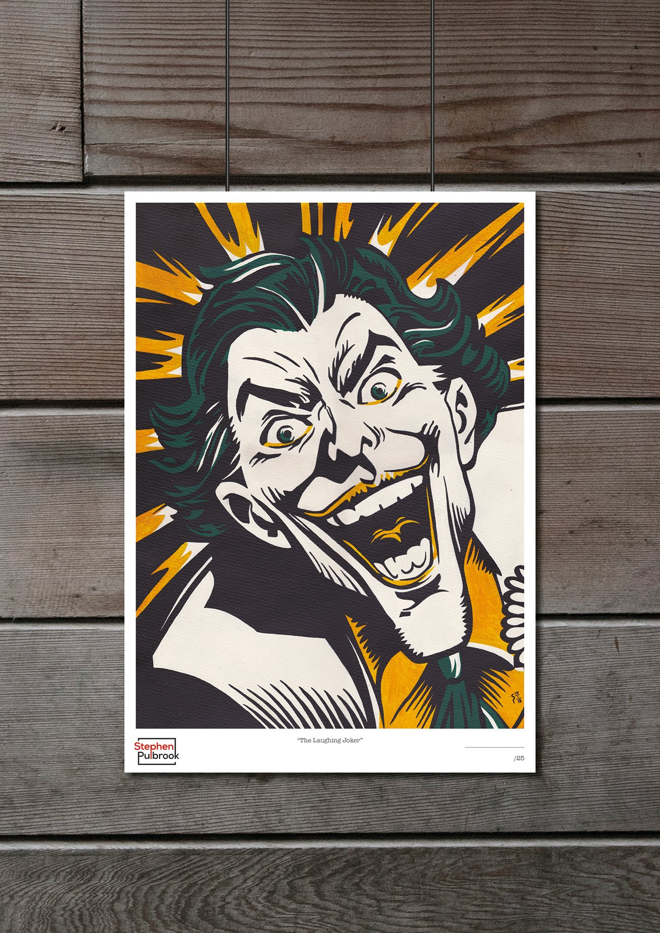 Image of Laughing Joker Print