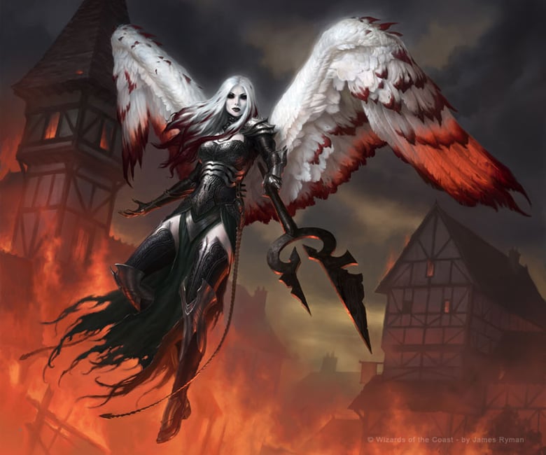 Image of Avacyn: Slaughterer of Sin - 12"x10" Signed print
